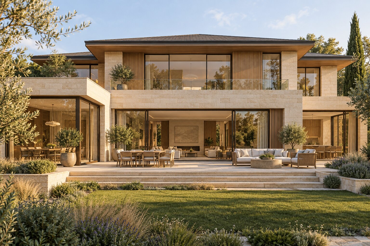 Rear Elevation Study - conceptual architectural visualization
