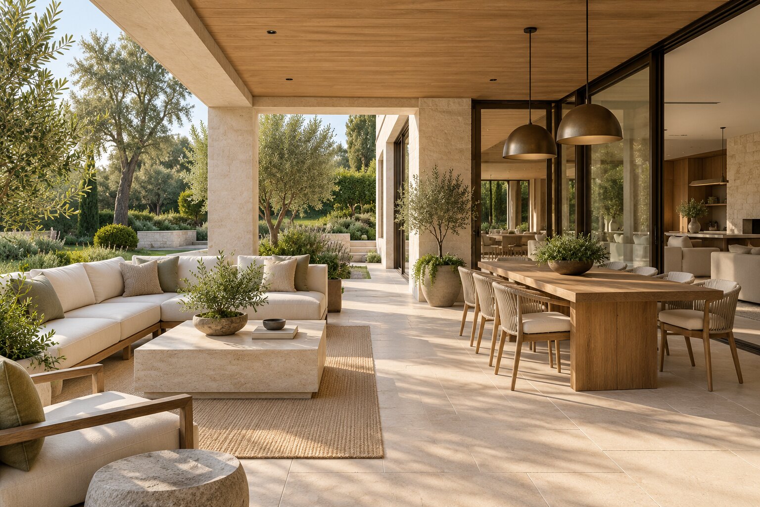 Outdoor Living Study - conceptual architectural visualization